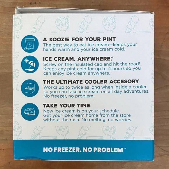 Pint size ice cream cooler Halo Top light green Container new in box - Picture 10 of 16